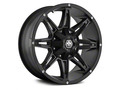 Mayhem Wheels Rampage Matte Black 5-Lug Wheel; 17x9; -12mm Offset (94-01 RAM 1500)