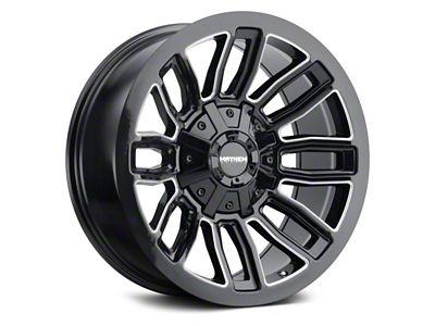 Mayhem Wheels Decoy Gloss Black Milled 5-Lug Wheel; 20x9; 18mm Offset (94-01 RAM 1500)