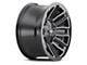 Mayhem Wheels Decoy Gloss Black Milled 5-Lug Wheel; 20x9; 18mm Offset (94-01 RAM 1500)