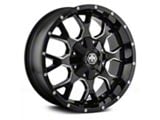 Mayhem Wheels Warrior Black Milled 5-Lug Wheel; 17x9; -12mm Offset (94-01 RAM 1500)