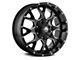 Mayhem Wheels Warrior Black Milled 5-Lug Wheel; 17x9; -12mm Offset (94-01 RAM 1500)