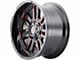 Mayhem Wheels Apollo Gloss Black with Prism Red 6-Lug Wheel; 20x10; -19mm Offset (99-06 Sierra 1500)