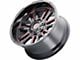 Mayhem Wheels Apollo Gloss Black with Prism Red 6-Lug Wheel; 20x10; -19mm Offset (99-06 Sierra 1500)