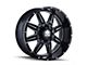 Mayhem Wheels Monstir Gloss Black Milled 6-Lug Wheel; 18x9; -12mm Offset (99-06 Sierra 1500)