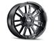 Mayhem Wheels Apollo Gloss Black Milled 6-Lug Wheel; 20x9; 0mm Offset (23-25 Canyon)