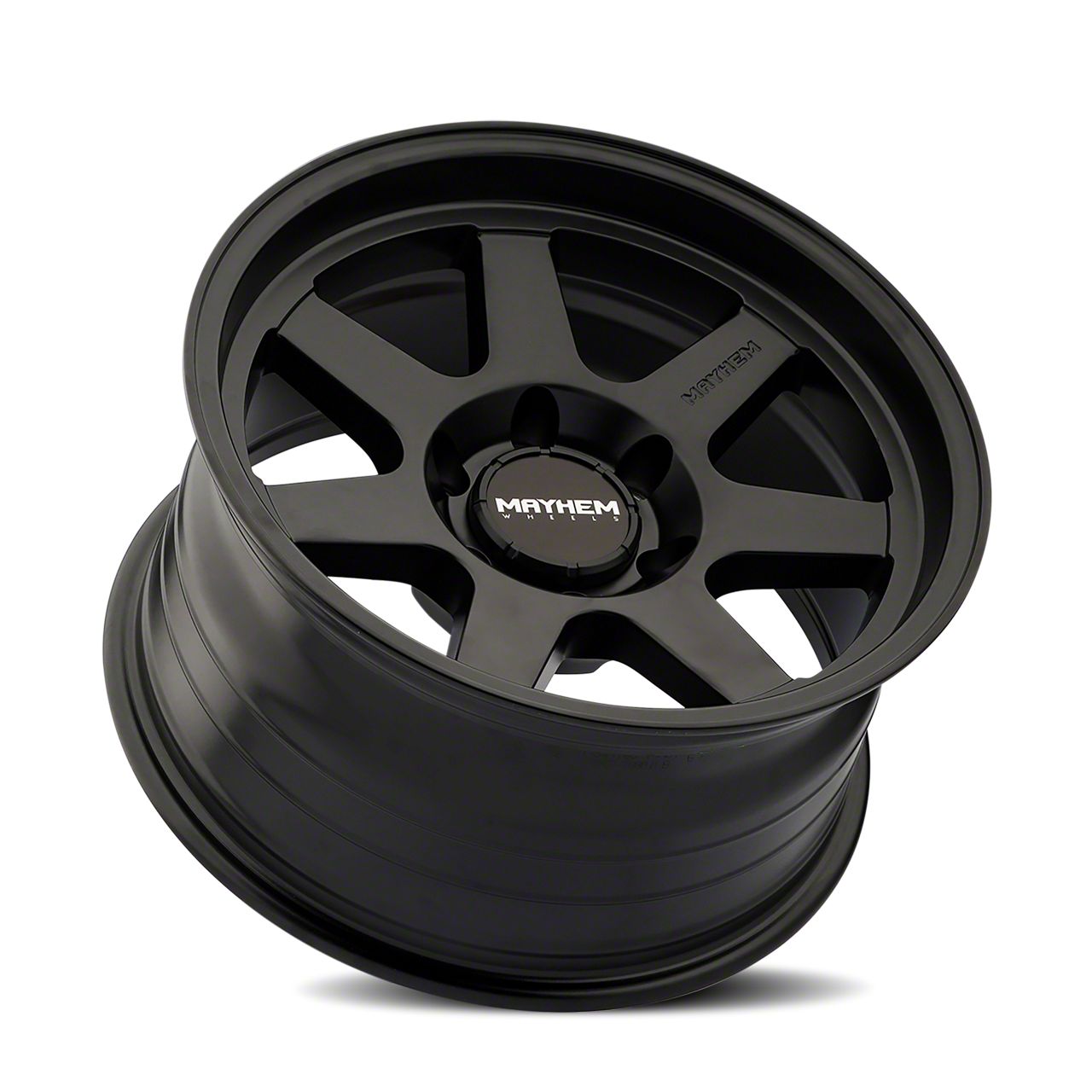 Mayhem Wheels Canyon Convoy Satin Black 6-Lug Wheel; 17x9; -6mm Offset ...