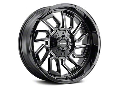 Mayhem Wheels Flywheel Gloss Black Milled 6-Lug Wheel; 20x9; 18mm Offset (23-25 Canyon)