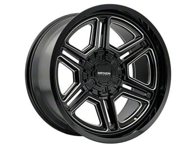 Mayhem Wheels Hermosa Gloss Black Milled 6-Lug Wheel; 20x10; -25mm Offset (23-25 Canyon)