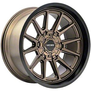 Mayhem Wheels Canyon Intrepid Matte Bronze 6-Lug Wheel; 18x9; -12mm ...