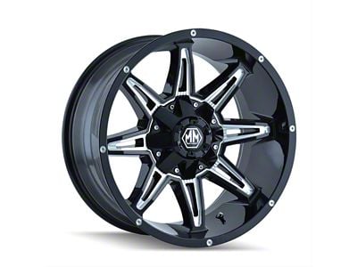 Mayhem Wheels Rampage Black Milled 6-Lug Wheel; 18x9; 18mm Offset (23-25 Canyon)