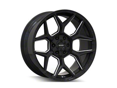 Mayhem Wheels Vanquish Gloss Black Milled 6-Lug Wheel; 22x10; -19mm Offset (23-24 Canyon)