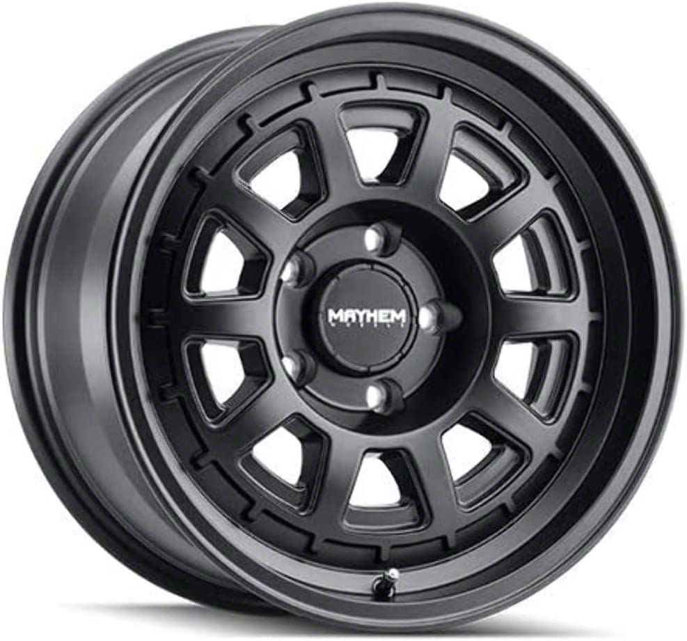 Mayhem Wheels Canyon Voyager Matte Black 6-Lug Wheel; 17x8.5; 18mm ...