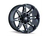 Mayhem Wheels Rampage Black Milled 6-Lug Wheel; 20x9; 18mm Offset (23-25 Colorado)