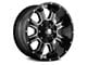 Mayhem Wheels Fierce Gloss Black Milled 5-Lug Wheel; 17x9; -12mm Offset (05-11 Dakota)