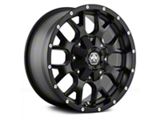 Mayhem Wheels Warrior Matte Black 5-Lug Wheel; 17x9; 18mm Offset (87-90 Dakota)