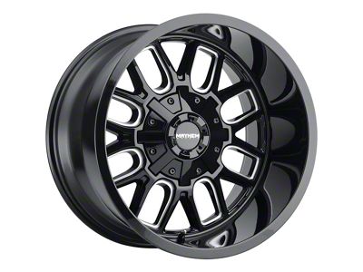 Mayhem Wheels Cogent Gloss Black Milled 6-Lug Wheel; 20x9; 18mm Offset (15-20 F-150)