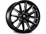 Mayhem Wheels Crossfire Gloss Black Milled 6-Lug Wheel; 22x9.5; 25mm Offset (21-24 F-150)