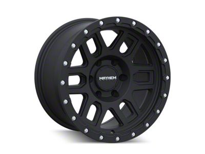 Mayhem Wheels Delta Matte Black 6-Lug Wheel; 20x9; 0mm Offset (21-24 F-150)