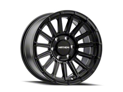 Mayhem Wheels Granite Satin Black 6-Lug Wheel; 17x9; 0mm Offset (21-24 F-150)