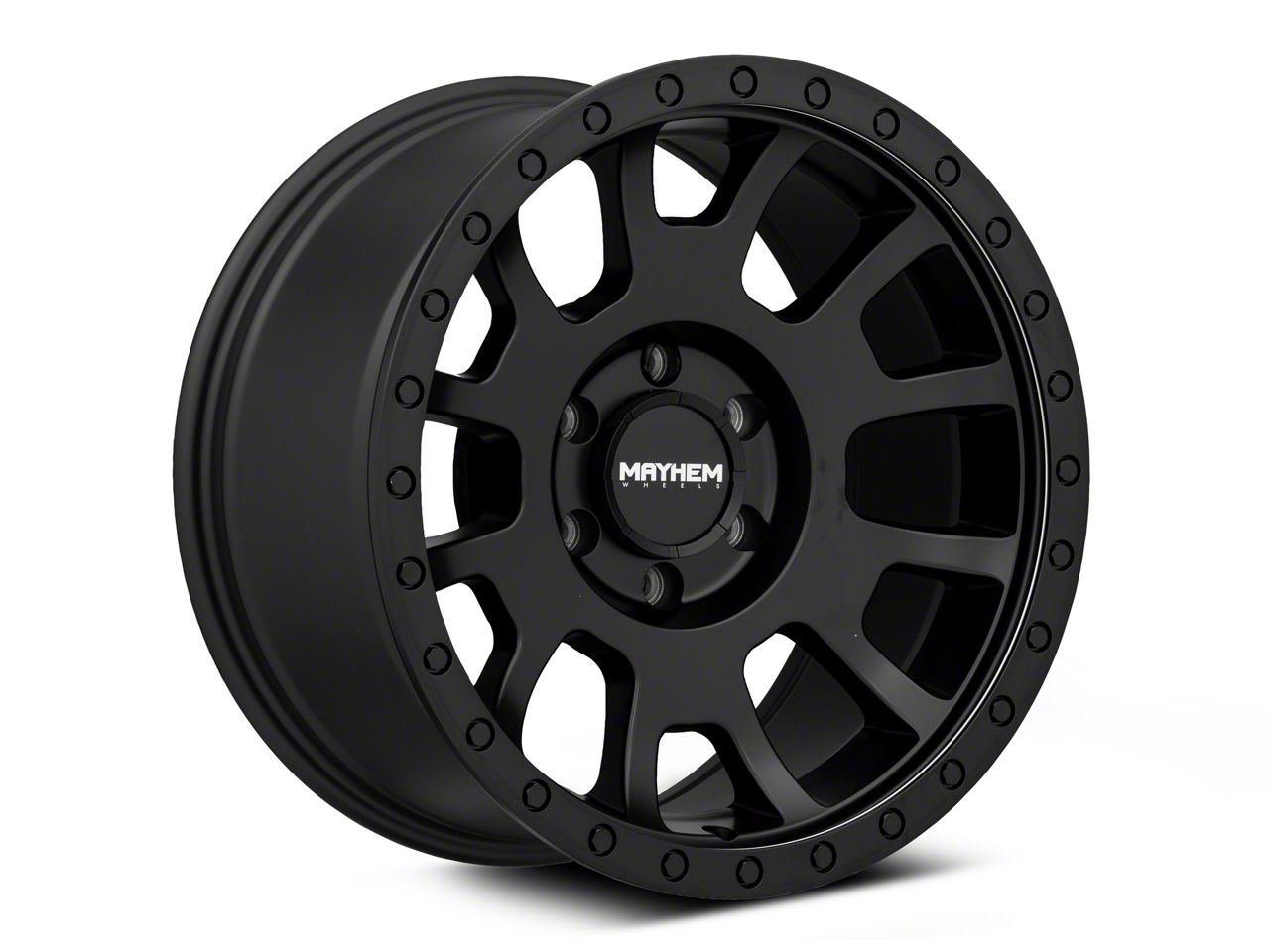 Mayhem Wheels F-150 Scout Matte Black 6-Lug Wheel; 20x9; 18mm Offset  8302-2936MB18 (15-20 F-150)