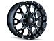 Mayhem Wheels Warrior Black Milled 5-Lug Wheel; 20x9; 0mm Offset (02-08 RAM 1500, Excluding Mega Cab)