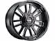 Mayhem Wheels Apollo Gloss Black Milled 6-Lug Wheel; 20x9; 0mm Offset (19-23 Ranger)