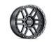 Mayhem Wheels Delta Matte Black 6-Lug Wheel; 17x9; -12mm Offset (19-25 Sierra 1500)