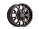 Mayhem Wheels Warrior Gloss Black Milled with Prism Red 6-Lug Wheel; 17x9; 18mm Offset (19-24 Silverado 1500)