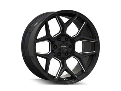 Mayhem Wheels Vanquish Gloss Black Milled 6-Lug Wheel; 20x9; 0mm Offset (21-24 Yukon)