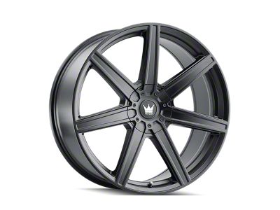 Mazzi Laguna Matte Black 5-Lug Wheel; 22x9.5; 18mm Offset (02-08 RAM 1500, Excluding Mega Cab)