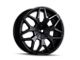 Mazzi Profile Matte Black 5-Lug Wheel; 22x9.5; 18mm Offset (02-08 RAM 1500, Excluding Mega Cab)