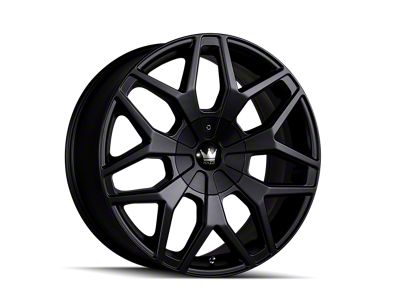 Mazzi Profile Matte Black 5-Lug Wheel; 24x9.5; 18mm Offset (02-08 RAM 1500, Excluding Mega Cab)