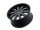 Mazzi Rolla Matte Black Machined with Dark 5-Lug Wheel; 24x9.5; 18mm Offset (02-08 RAM 1500, Excluding Mega Cab)