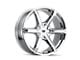 Mazzi Stilts Chrome 5-Lug Wheel; 22x9.5; 18mm Offset (02-08 RAM 1500, Excluding Mega Cab)