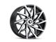 Mazzi Big Easy Matte Black Machined with Dark 6-Lug Wheel; 22x9.5; 30mm Offset (04-08 F-150)