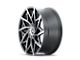 Mazzi Big Easy Matte Black Machined with Dark 6-Lug Wheel; 22x9.5; 30mm Offset (04-08 F-150)