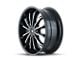 Mazzi Fusion Gloss Black Machined 6-Lug Wheel; 22x9.5; 30mm Offset (04-08 F-150)