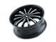 Mazzi Fusion Gloss Black Machined 6-Lug Wheel; 22x9.5; 30mm Offset (04-08 F-150)