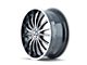 Mazzi Hype Gloss Black Machined 6-Lug Wheel; 20x9; 30mm Offset (04-08 F-150)