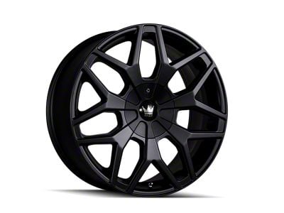 Mazzi Profile Matte Black 6-Lug Wheel; 24x9.5; 30mm Offset (04-08 F-150)