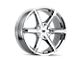 Mazzi Stilts Chrome 6-Lug Wheel; 22x9.5; 30mm Offset (04-08 F-150)