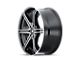 Mazzi Stilts Gloss Black Machined 6-Lug Wheel; 18x8; 20mm Offset (04-08 F-150)