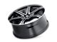 Mazzi Stilts Gloss Black Machined 6-Lug Wheel; 18x8; 20mm Offset (04-08 F-150)