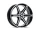 Mazzi Stilts Gloss Black Machined 6-Lug Wheel; 20x8.5; 30mm Offset (04-08 F-150)