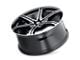 Mazzi Stilts Gloss Black Machined 6-Lug Wheel; 20x8.5; 30mm Offset (04-08 F-150)