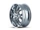 Mazzi Hustler Chrome 6-Lug Wheel; 22x9.5; 30mm Offset (07-13 Silverado 1500)