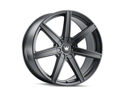 Mazzi Laguna Matte Black 6-Lug Wheel; 22x9.5; 30mm Offset (07-14 Tahoe)