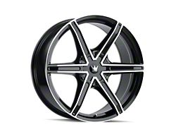 Mazzi Stilts Gloss Black Machined 6-Lug Wheel; 24x9.5; 30mm Offset (07-14 Yukon)