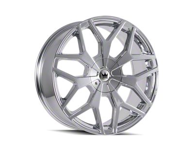 Mazzi Profile Chrome 6-Lug Wheel; 20x8.5; 30mm Offset (14-18 Sierra 1500)