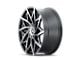 Mazzi Big Easy Matte Black Machined with Dark 6-Lug Wheel; 20x8.5; 30mm Offset (14-18 Silverado 1500)